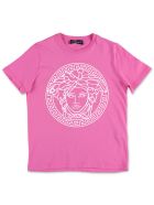 Versace T-shirt Versace T-shirt - Fucsia/bianco