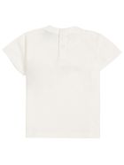 Emporio Armani Recycled Cotton T-shirt With Print Emporio Armani Recycled Cotton T-shirt With Print - White
