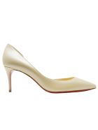 Christian Louboutin Iriza 70 Nappa Irise Beige Leather Pumps Christian Louboutin Iriza 70 Nappa Irise Beige Leather Pumps - BEIGE