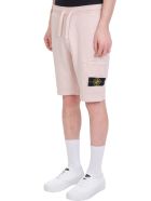 Stone Island Shorts In Rose-pink Cotton Stone Island Shorts In Rose-pink Cotton - rose-pink