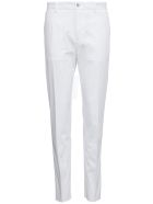 Dolce & Gabbana White Cotton Tailored Pants Dolce & Gabbana White Cotton Tailored Pants - White