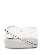 White Mini Pandora Bag In Aged Leather Givenchy White Mini Pandora Bag In Aged Leather - Ivory