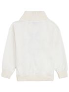 Moschino White Cotton Sweatshirt With Teddy Print Moschino White Cotton Sweatshirt With Teddy Print - White