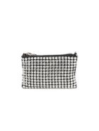 Heiress Rhinestone Nano Pouch T by Alexander Wang Heiress Rhinestone Nano Pouch - White