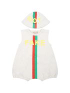 Gucci Beige Set For Babykids With Web Detail Gucci Beige Set For Babykids With Web Detail - Beige