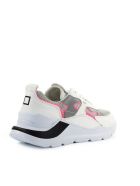 D.a.t.e. Fuga Flash Grey Fuchsia Sneaker D.A.T.E. Fuga Flash Grey Fuchsia Sneaker - Bianco/Rosa