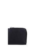 Jil Sander Wallet In Black Leather Jil Sander Wallet In Black Leather - black