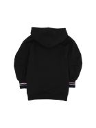 Monnalisa Maxi Sweatshirt Shaped Dress Monnalisa Maxi Sweatshirt Shaped Dress - Black