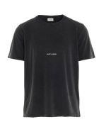 Saint Laurent 'saint Laurent Rive Gauche' T-shirt Saint Laurent 'saint Laurent Rive Gauche' T-shirt - Grey