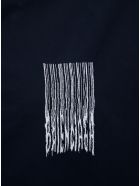 Balenciaga Black Oversize Cotton Shirt With Print Balenciaga Black Oversize Cotton Shirt With Print - Blu