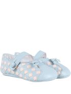 Gallucci Multicolor Ballerina Flats For Babygirl Gallucci Multicolor Ballerina Flats For Babygirl - Light Blue