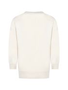 Gucci Ivory Sweatshirt For Kids With Gucci Cherry Print Gucci Ivory Sweatshirt For Kids With Gucci Cherry Print - Ivory