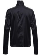 Tessa Blackturtleneck In Silk Blend Tessa Blackturtleneck In Silk Blend - Black