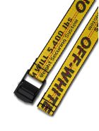 Off-White Industrial Belt In Black And Yellow Nylon Off-White Industrial Belt In Black And Yellow Nylon - Yellow