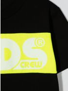 Colour-block Logo T-shirt GCDS Mini Colour-block Logo T-shirt - Nero