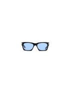 Saint Laurent 402 Sunglasses Saint Laurent Eyewear Saint Laurent 402 Sunglasses - Black black blue