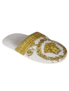 Versace Medusa Head Printed Slippers Versace Medusa Head Printed Slippers - White