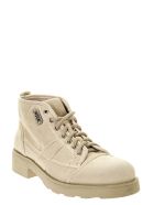 OXS Frank 1000 - Lace-up Ankle Boot In Canvas OXS Frank 1000 - Lace-up Ankle Boot In Canvas - Beige