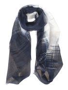 Altea Printed Scarf Altea Printed Scarf - Blue/White