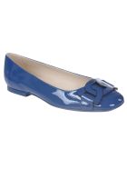 Tod's Logo Plaque Ballerinas Tod's Logo Plaque Ballerinas - Bluette
