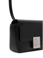 Givenchy Black Leather Crossbody Bag With Logo Buckle Givenchy Black Leather Crossbody Bag With Logo Buckle - Black