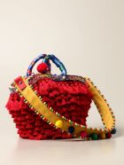 Sikuly Handbag Red Melania Sikuly Coffa Bag With Multi Tassels Sikuly Handbag Red Melania Sikuly Coffa Bag With Multi Tassels - Multicolor