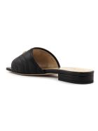 Gucci Black Matelassé Leather Slide Gucci Black Matelassé Leather Slide - Nero