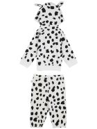 Stella McCartney Kids Dalmatian Printed Cotton Suit Stella McCartney Kids Dalmatian Printed Cotton Suit - White/black