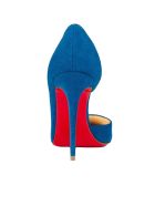 Christian Louboutin Blue Suede Iriza 100 Pumps Christian Louboutin Blue Suede Iriza 100 Pumps - BLUE