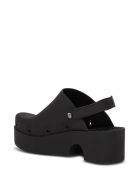 Xocoi Black Recycled Rubber Clogs With Logo Xocoi Black Recycled Rubber Clogs With Logo - Black