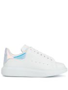 Man White Oversize Sneakers With Iridescent Spoiler Alexander McQueen Man White Oversize Sneakers With Iridescent Spoiler - White/shock pink