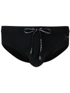 Dolce & Gabbana Black Swim Brief With Logo Dolce & Gabbana Black Swim Brief With Logo - Black