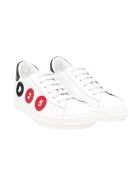 Dsquared2 White Sneakers With Dsquared Kids Applications Dsquared2 White Sneakers With Dsquared Kids Applications - Unica