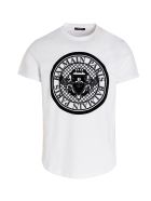 Balmain 'coin Flock' T-shirt Balmain 'coin Flock' T-shirt - White