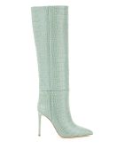 Crocodile Print Stiletto Boots Paris Texas Crocodile Print Stiletto Boots - Grigio