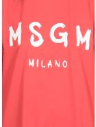MSGM Logo Midi Dress MSGM Logo Midi Dress - STRAWBERRY RED