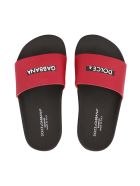 Dolce & Gabbana Black Slippers Dolce & Gabbana Black Slippers - Nero/rosso