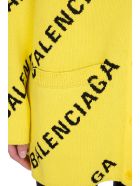 Balenciaga Cardigan In Yellow Cotton Balenciaga Cardigan In Yellow Cotton - yellow