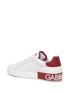 Dolce & Gabbana Portofino White Leather Sneakers Dolce & Gabbana Portofino White Leather Sneakers - White
