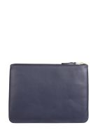 Comme des Garçons Wallet Leather Pouch Comme des Garçons Wallet Leather Pouch - Navy Navy