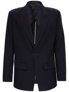 Valentino Single-breasted Blue Wool Jacket Valentino Single-breasted Blue Wool Jacket - Blu