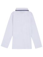 Emporio Armani White Cotton Polo Shirt With Logo Emporio Armani White Cotton Polo Shirt With Logo - White