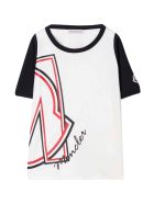 Moncler White T-shir Moncler White T-shir - Bianco