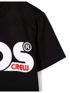 GCDS Black Cotton T-shirt GCDS Black Cotton T-shirt - Nero