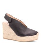 Ras 'butter' Leather Wedges Ras 'butter' Leather Wedges - Negro