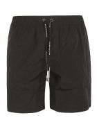 Dolce & Gabbana Drawstring Waist Swim Shorts Dolce & Gabbana Drawstring Waist Swim Shorts - Black