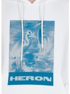 HERON PRESTON Oversize Hoodie HERON PRESTON Oversize Hoodie - WHITE BLUE