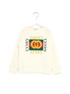 Gucci ' Box Fake' Sweatshirt Gucci ' Box Fake' Sweatshirt - White Green Red