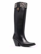 Balmain Black Rubber Tess Boots Balmain Black Rubber Tess Boots - Black