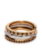 Alexander McQueen Linked Rings Alexander McQueen Linked Rings - Antique Gold Silver